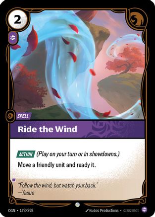 Ride The Wind (173/298) - Origins Foil - Trinity Hobby