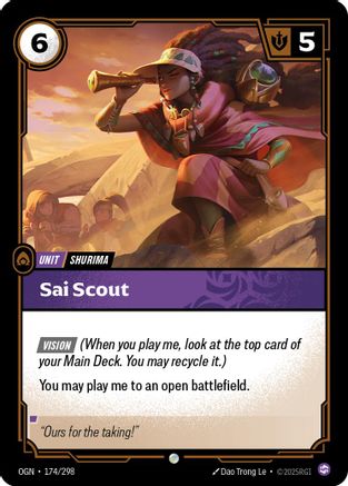 Sai Scout (174/298) - Origins Foil - Trinity Hobby