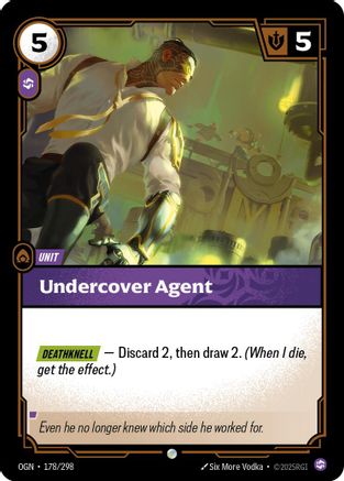 Undercover Agent (178/298) - Origins - Trinity Hobby