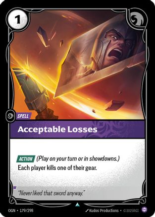 Acceptable Losses (179/298) - Origins - Trinity Hobby