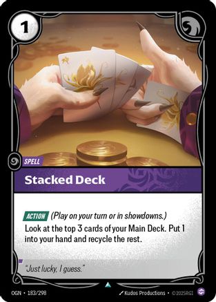 Stacked Deck (183/298) - Origins - Trinity Hobby