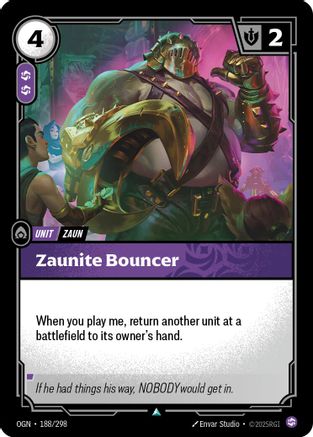 Zaunite Bouncer (188/298) - Origins - Trinity Hobby