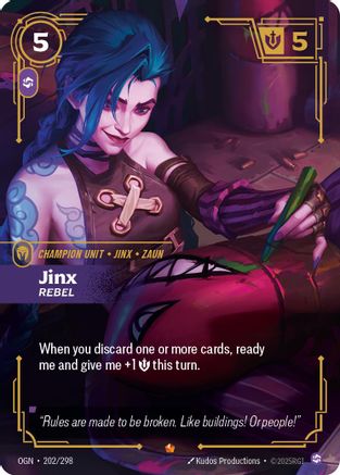 Jinx - Rebel (202/298) - Origins - Trinity Hobby