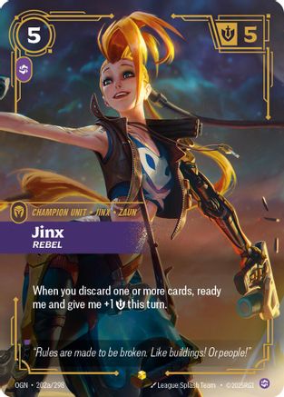 Jinx - Rebel (Alternate Art) (202a/298) - Origins - Trinity Hobby