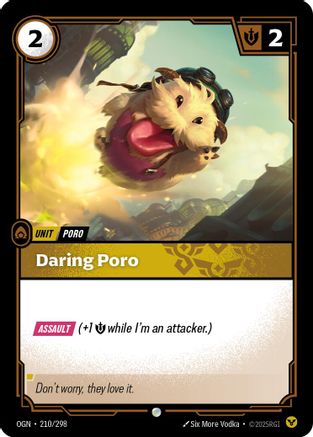 Daring Poro (210/298) - Origins - Trinity Hobby