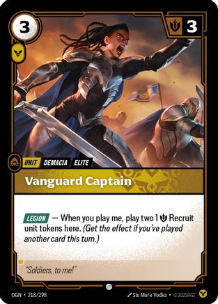 Vanguard Captain (218/298) - Origins - Trinity Hobby