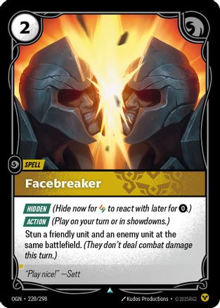 Facebreaker (220/298) - Origins Foil - Trinity Hobby