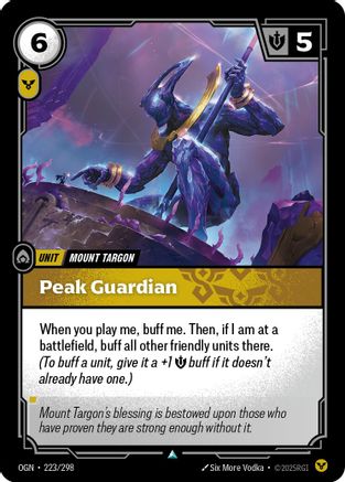 Peak Guardian (223/298) - Origins - Trinity Hobby