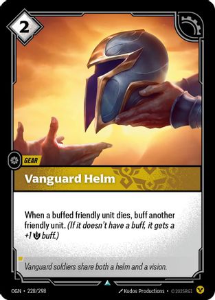 Vanguard Helm (228/298) - Origins - Trinity Hobby