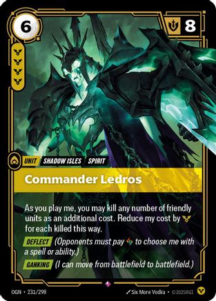 Commander Ledros (231/298) - Origins - Trinity Hobby