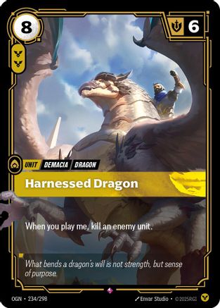 Harnessed Dragon (234/298) - Origins - Trinity Hobby