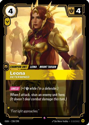 Leona - Determined (238/298) - Origins - Trinity Hobby