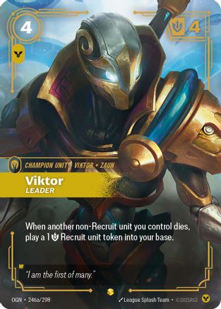 Viktor - Leader (Alternate Art) (246a/298) - Origins - Trinity Hobby