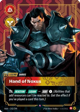 Darius - Hand of Noxus (253/298) - Origins - Trinity Hobby