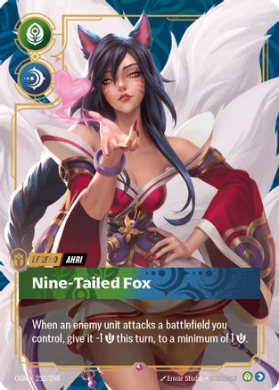 Ahri - Nine-Tailed Fox (255/298) - Origins - Trinity Hobby