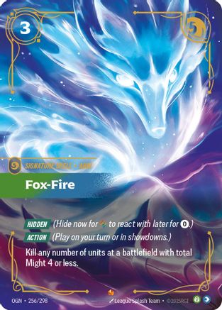Fox-Fire (256/298) - Origins - Trinity Hobby