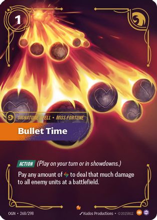 Bullet Time (268/298) - Origins - Trinity Hobby