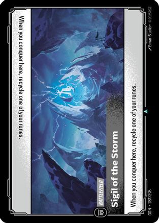 Sigil of the Storm (287/298) - Origins - Trinity Hobby
