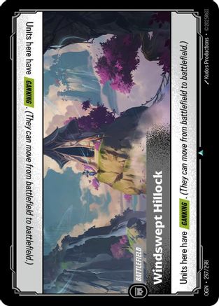Windswept Hillock (297/298) - Origins Foil - Trinity Hobby