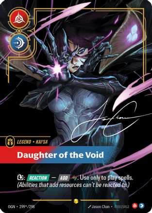 Kai'Sa - Daughter of the Void (Alternate Art) (299*/298) - Origins - Trinity Hobby