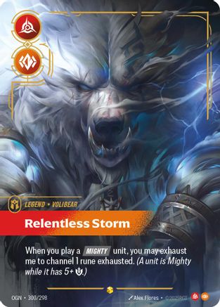 Volibear - Relentless Storm (Overnumbered) (300/298) - Origins - Trinity Hobby
