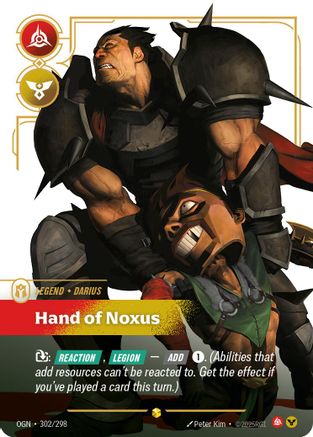 Darius - Hand of Noxus (Overnumbered) (302/298) - Origins - Trinity Hobby