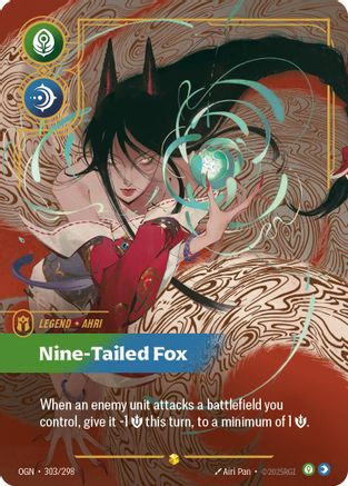 Ahri - Nine-Tailed Fox (Overnumbered) (303/298) - Origins - Trinity Hobby