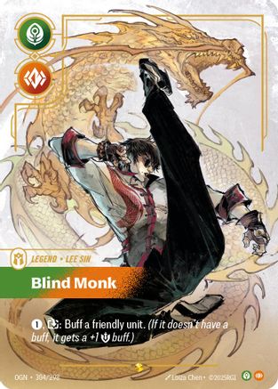 Lee Sin - Blind Monk (Overnumbered) (304/298) - Origins - Trinity Hobby