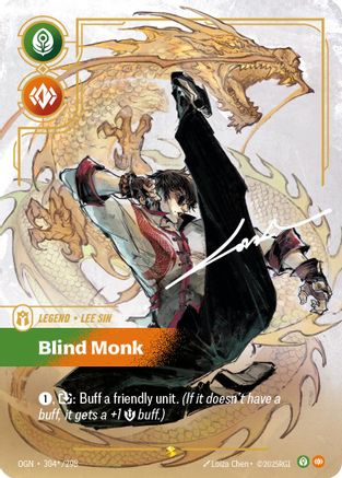 Lee Sin - Blind Monk (Alternate Art) (304*/298) - Origins - Trinity Hobby