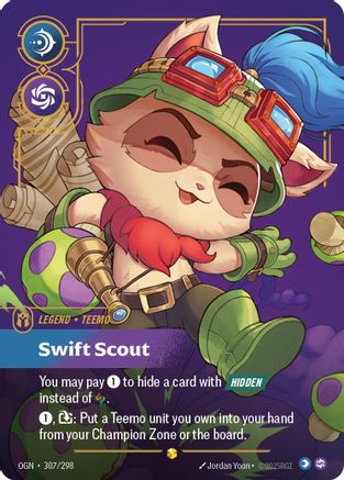 Teemo - Swift Scout (Overnumbered) (307/298) - Origins - Trinity Hobby