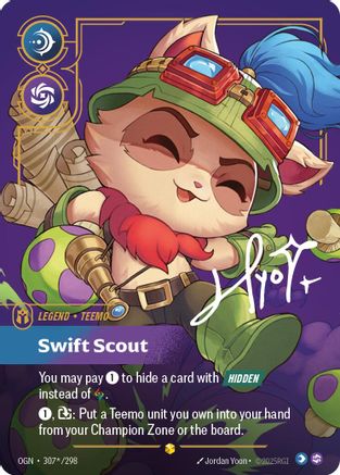 Teemo - Swift Scout (Alternate Art) (307*/298) - Origins - Trinity Hobby