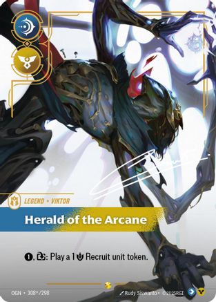 Viktor - Herald of the Arcane (Alternate Art) (308*/298) - Origins - Trinity Hobby
