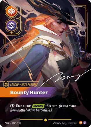 Miss Fortune - Bounty Hunter (Alternate Art) (309*/298) - Origins - Trinity Hobby
