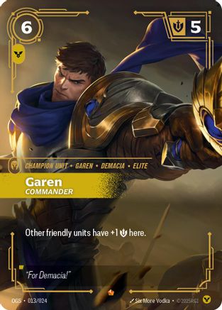 Garen - Commander (013/024) - Origins Proving Grounds - Trinity Hobby