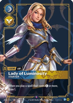 Lux - Lady of Luminosity (Starter) (021/024) - Origins Proving Grounds - Trinity Hobby