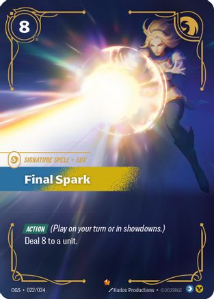 Final Spark (022/024) - Origins Proving Grounds - Trinity Hobby