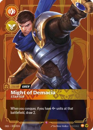 Garen - Might of Demacia (Starter) (023/024) - Origins Proving Grounds - Trinity Hobby
