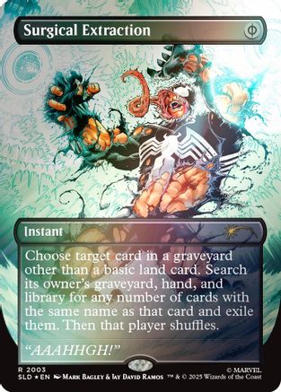 Surgical Extraction (2003) (Rainbow Foil)  [Foil]  (SLD-2003) - [Secret Lair Drop Series] - Trinity Hobby