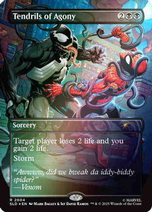 Tendrils of Agony (2004) (Rainbow Foil)  [Foil]  (SLD-2004) - [Secret Lair Drop Series] - Trinity Hobby