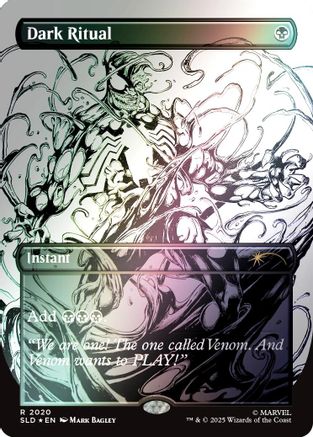 Dark Ritual (2020) (Rainbow Foil)  [Foil]  (SLD-2020) - [Secret Lair Drop Series] - Trinity Hobby