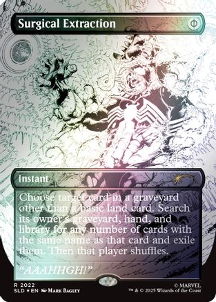 Surgical Extraction (2022) (Rainbow Foil)  [Foil]  (SLD-2022) - [Secret Lair Drop Series] - Trinity Hobby