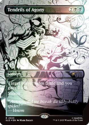 Tendrils of Agony (2023) (Rainbow Foil)  [Foil]  (SLD-2023) - [Secret Lair Drop Series] - Trinity Hobby
