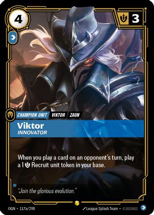 Viktor - Innovator (Alternate Art) (117a/298) - Origins - Trinity Hobby