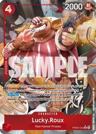 Lucky.Roux (Alternate Art) (PRB02-003) - [Premium Booster -The Best- Vol. 2] Foil - Trinity Hobby