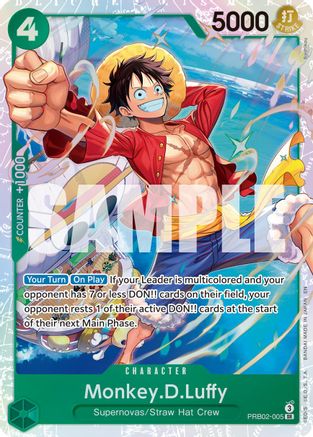 Monkey.D.Luffy (PRB02-005) - [Premium Booster -The Best- Vol. 2] Foil - Trinity Hobby