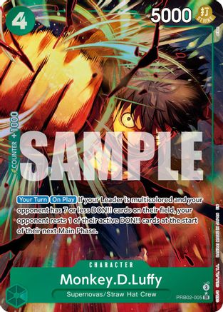 Monkey.D.Luffy (Alternate Art) (PRB02-005) - [Premium Booster -The Best- Vol. 2] Foil - Trinity Hobby