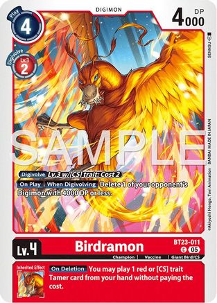 Birdramon (BT23-011) - [Hackers' Slumber] - Trinity Hobby