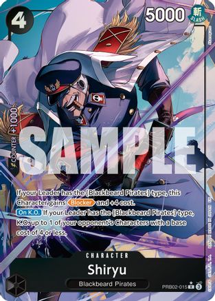 Shiryu (Alternate Art) (PRB02-015) - [Premium Booster -The Best- Vol. 2] Foil - Trinity Hobby