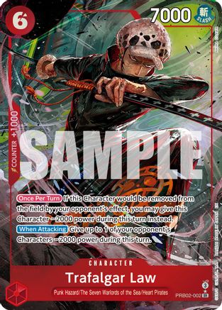 Trafalgar Law (Alternate Art) (PRB02-002) - [Premium Booster -The Best- Vol. 2] Foil - Trinity Hobby
