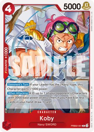 Koby (PRB02-001) - [Premium Booster -The Best- Vol. 2] Foil - Trinity Hobby
